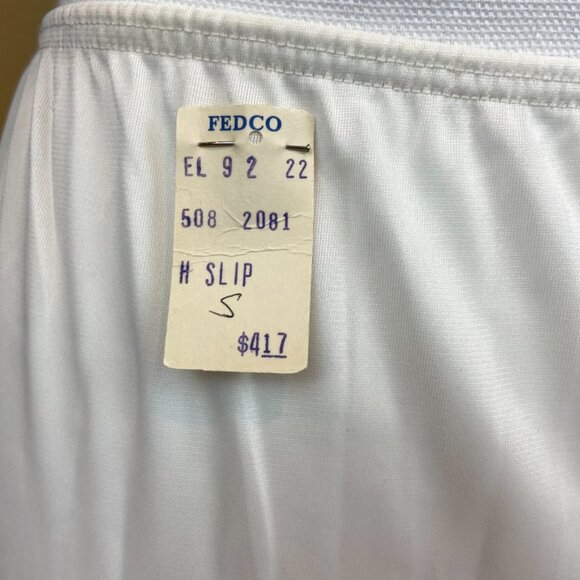 Jupon (Half Slip) MOVIE STAR - Noir - Fendu - Nylon & Dacron - Taille S (Short)